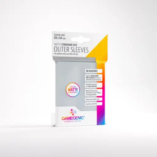 Gamegenic - Outer Sleeves Matte Standard Size (50 Sleeves)