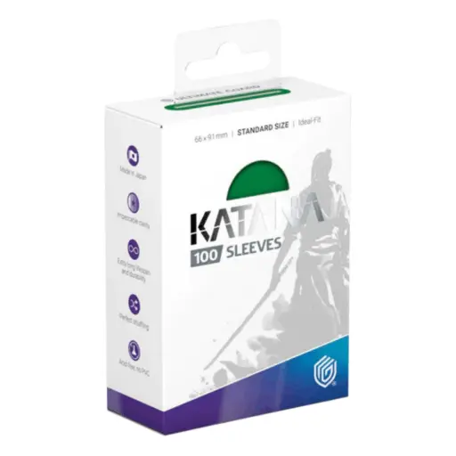Ultimate Guard Katana Sleeves Standard Size  (100) - Jade Garden