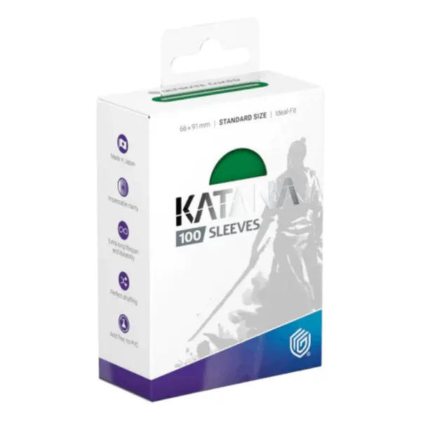 Ultimate Guard Katana Sleeves Standard Size  (100) - Jade Garden