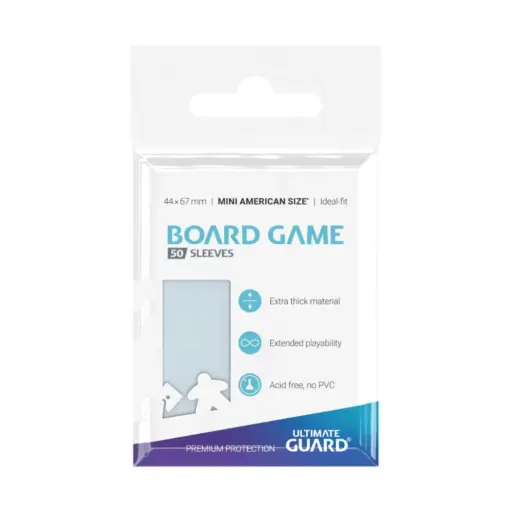 Ultimate Guard Board Game Sleeves (50) -  Mini American