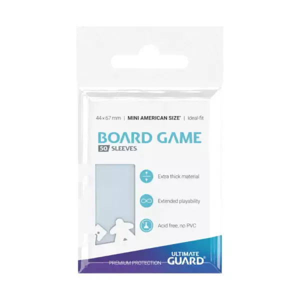 Ultimate Guard Board Game Sleeves (50) -  Mini American
