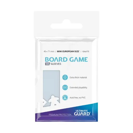 Ultimate Guard Board Game Sleeves (50) -  Mini European