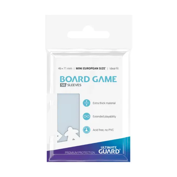 Ultimate Guard Board Game Sleeves (50) -  Mini European