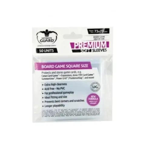 Ultimate Guard Board Game Sleeves (50) -  Square