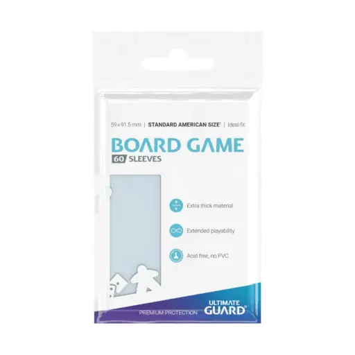 Ultimate Guard Board Game Sleeves (60) -  Standard American