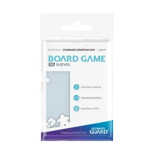 Ultimate Guard Board Game Sleeves (50) -  Standard European
