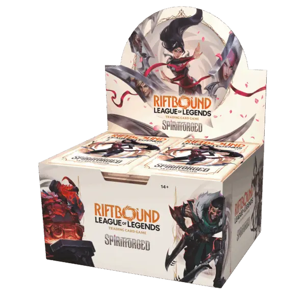 Riftbound League Of Legends Trading Card Game Spiritforged Booster Display Riftbound: League Of Legends Tcg - Spiritforged Booster Display (24 Packs) - En
