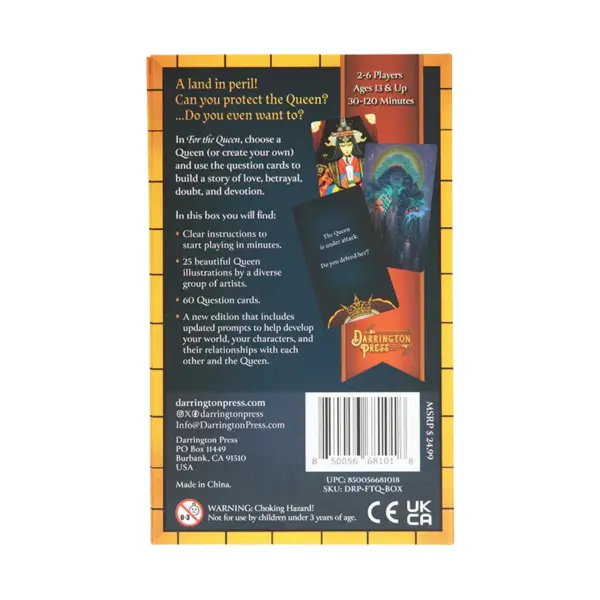 For The Queen Back For The Queen (2Nd Edition)