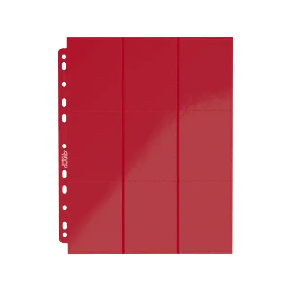 Ultimate Guard 18-Pocket Pages Side-Loading (10) - Red