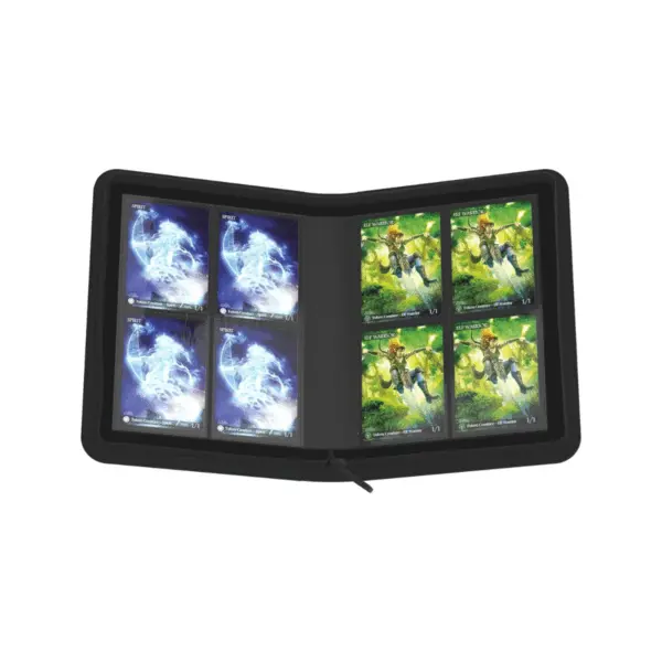 Ultimate Guard Zipfolio 160 8-Pocket Xenoskin - Black