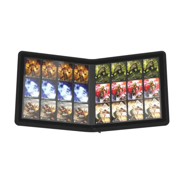 Ultimate Guard Zipfolio 480 24-Pocket Xenoskin - Black