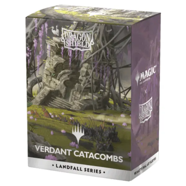 Dragon Shield Standard Size License Sleeves Landfall Series Verdant Catacomb (100 Sleeves) Dragon Shield Standard Size License Sleeves Landfall Series Verdant Catacomb (100 Sleeves)