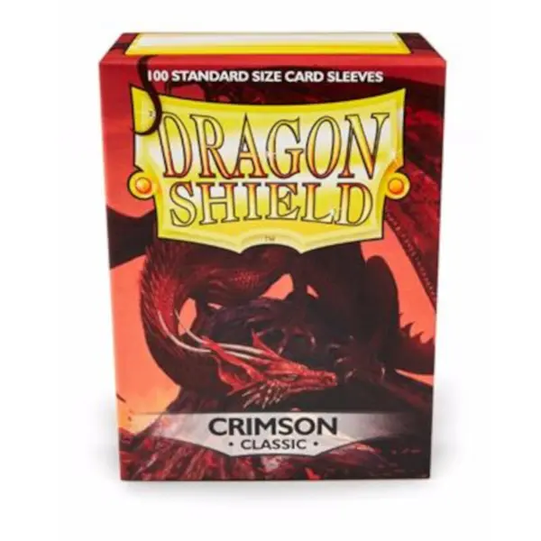 Dragon Shield Standard Sleeves - Crimson (100 Sleeves)