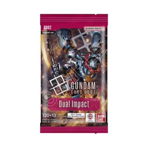 Gundam Card Game Dual Impact Booster Pack GD02