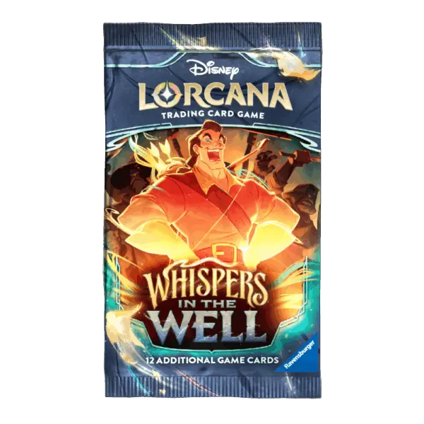 Lorcana Whispers In The Well Booster Gaston Disney Lorcana Whispers In The Well Booster Pack