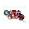 Chessex 7 Die Sets - Nebula Primary/Blue Luminary 7-Die Set
