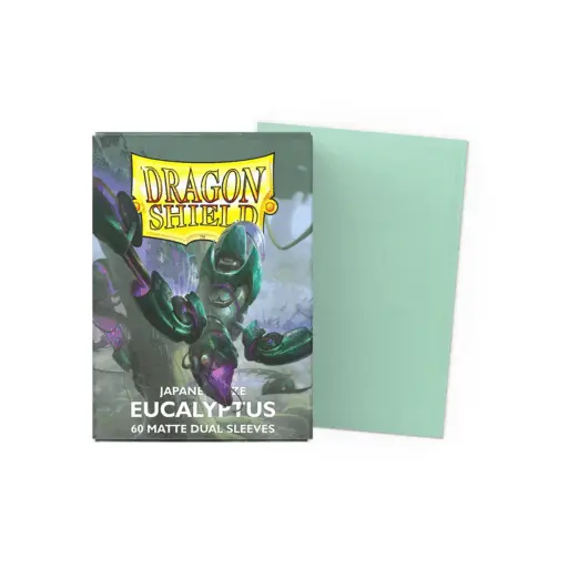 Dragon Shield Japanese size Dual Matte Sleeves - Eucalyptus 'Lehel' (60 Sleeves)