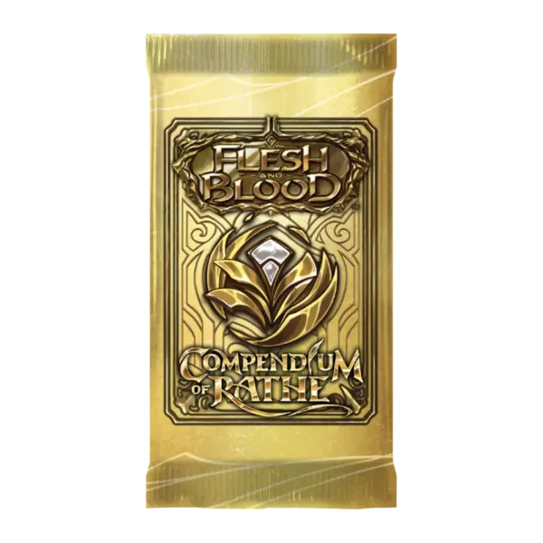 Flesh And Blood Compendium Of Rathe Booster Display Golden Pack Flesh And Blood Compendium Of Rathe Booster Display (24 Packs) - En