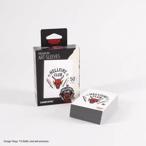 Gamegenic Stranger Things Hellfire Club Art Sleeves