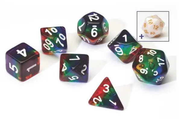 Sirius Dice Rainbow Transparent Dice2 Sirius Dice Rainbow Transparent Dice