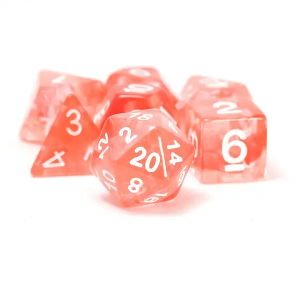 Sirius Dice Red Cloud Resin Sirius Dice Red Cloud Resin Dice Set