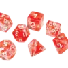Sirius Dice Red Cloud Resin2 Sirius Dice Red Cloud Resin Dice Set