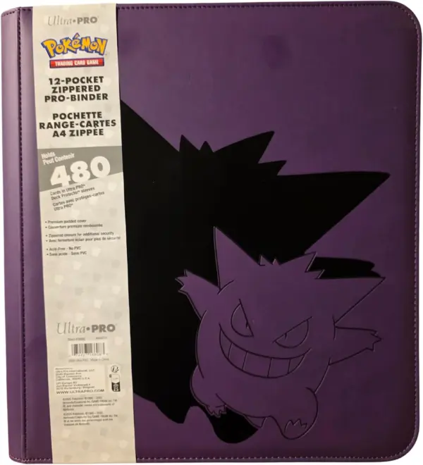 Up Elite Gengar 12-Pocket Zippered Pro Binder