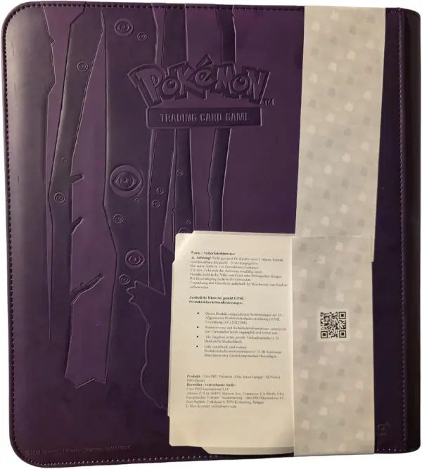 Up Elite Gengar 12-Pocket Zippered Pro Binder