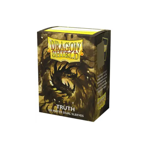 Dragon Shield Standard size Matte Dual Sleeves Truth (100 Sleeves)