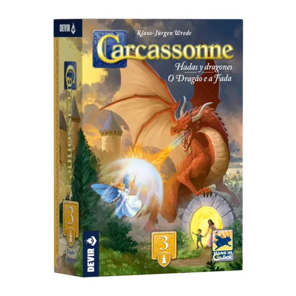 Carcassonne O Dragão E A Fada