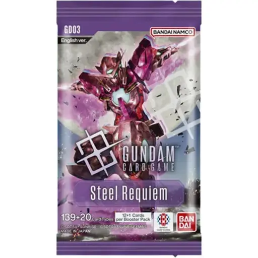 Gundam Card Game Booster Pack GD03 Steel Requiem - EN