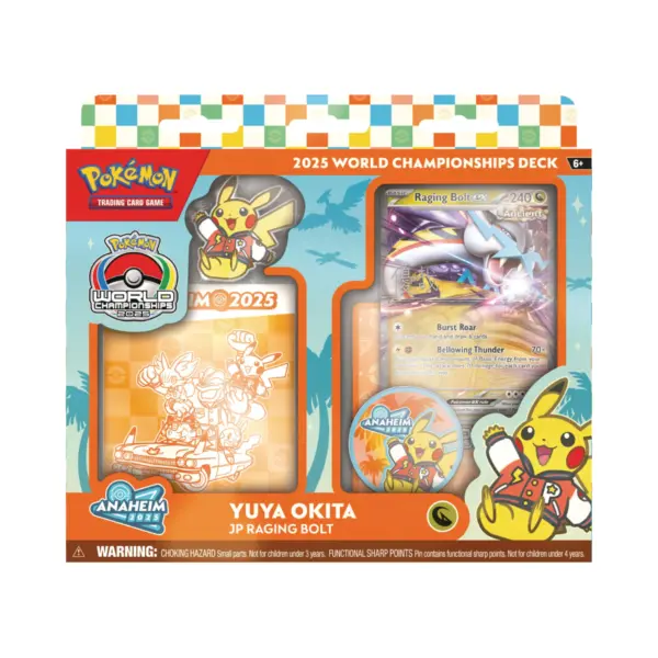 Pokémon 2025 World Championship Deck Yuka Okita'S Jp Raging Bolt (Junior Champion) Pokémon 2025 World Championship Deck Yuka Okita'S Jp Raging Bolt (Junior Champion)