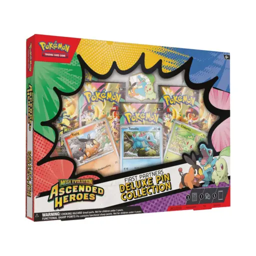 Pokémon Ascended Heroes First Partners Deluxe Pin Collection
