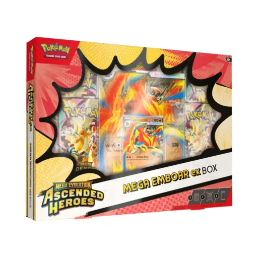 Pokémon Ascended Heroes Mega Emboar ex Box
