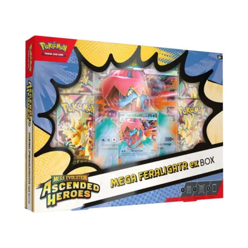 Pokémon Ascended Heroes Mega Feraligatr ex Box