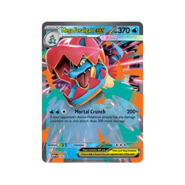 Pokémon Ascended Heroes Mega Feraligatr Ex Box