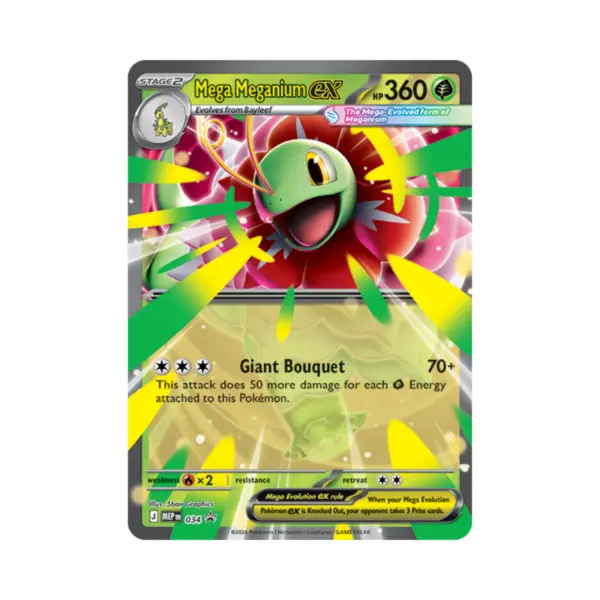 Pokémon Ascended Heroes Mega Meganium Ex Box