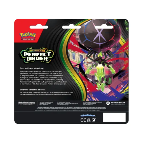 Pokémon Perfect Order 3-Pack Blister Chikorita