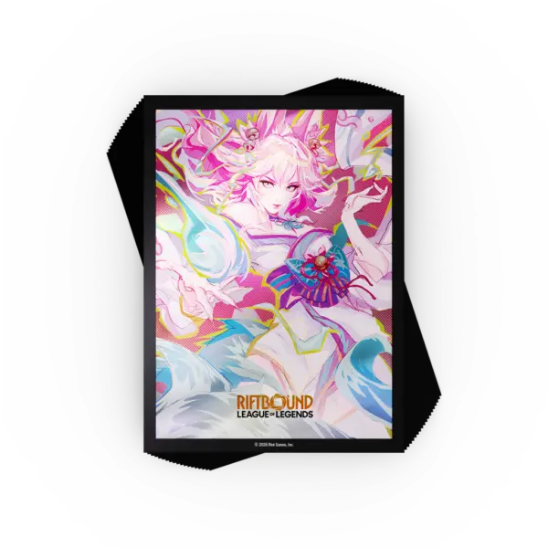 Riftbound League Of Legends Tcg - Spiritforged - Spirit Blossom Ahri Sleeves (100 Sleeves) Riftbound: League Of Legends Tcg - Spiritforged - Spirit Blossom Ahri Sleeves (100 Sleeves)