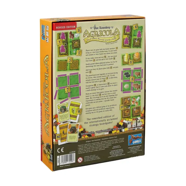 Agricola Revised Edition - En Back Agricola Revised Edition - En
