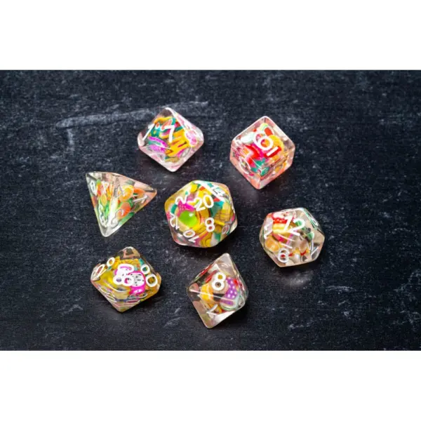 Fanroll Dice Set Fruit (7)