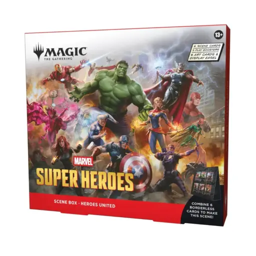 MTG Marvel Super Heroes Scene Box Heroes United