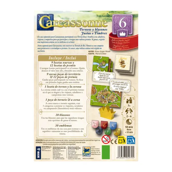 Carcassonne - Justas E Timbres