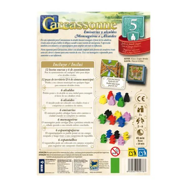 Carcassonne - Mensageiros E Alcaides