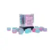 Gemini 12Mm D6 Gel Green-Pinkblue Luminary Dice Block (36 Dice)