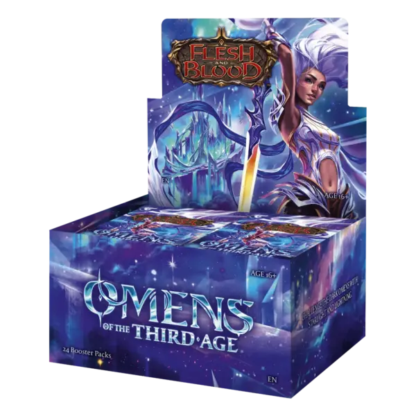 Flesh &Amp; Blood Tcg - Omens Of The Third Age Booster Display (24 Packs) - En