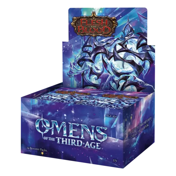 Flesh &Amp; Blood Tcg - Omens Of The Third Age Booster Display (24 Packs) - En