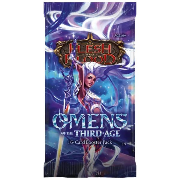 Flesh &Amp; Blood Tcg - Omens Of The Third Age Booster Pack - En