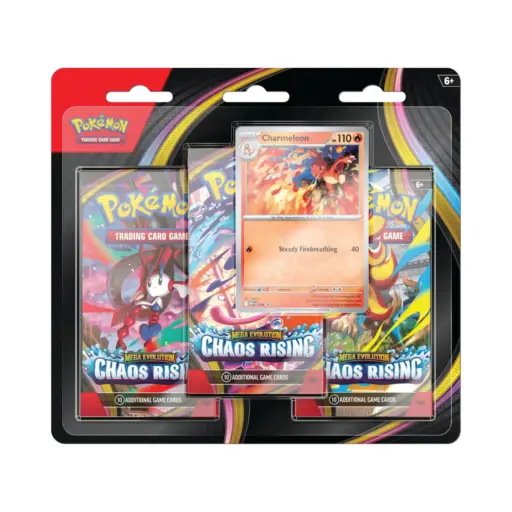 Pokémon Chaos Rising 3-pack blister - Charmeleon