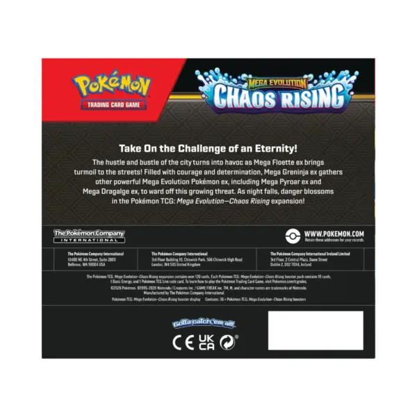 Pokémon Chaos Rising Booster Display (36 Packs)
